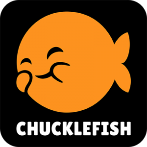 "Chucklefish logo within a 'thumbnail' formatting box"